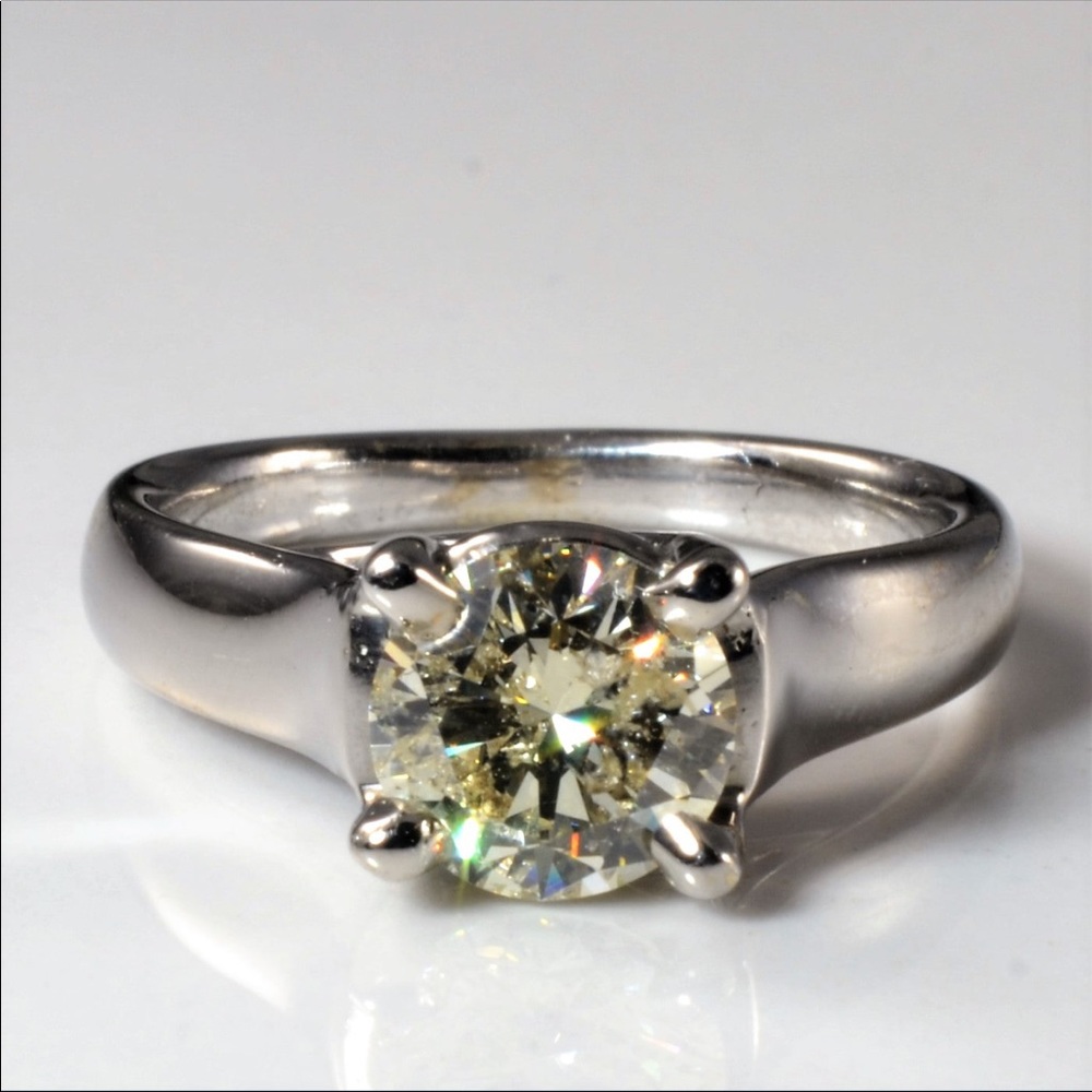 Amazing 1.15 carat YELLOW diamond ring